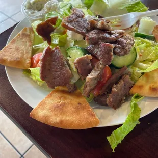 Delicious Gyro Greek Salad