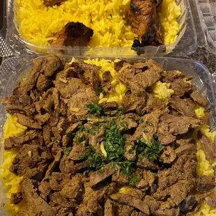 Beef Shawarma Plate Steak Kabob Plate