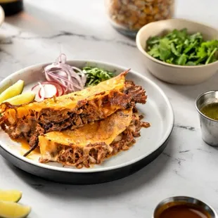 Birria Queso Tacos