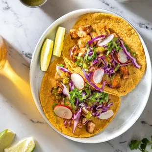 Grilled Chicken Adobado Tacos