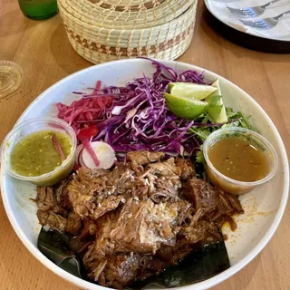 BEEF BARBACOA BOWL