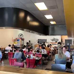 Inside main dining area