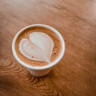 Latte art + oat milk = happy me