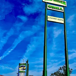 the sign