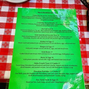March specials