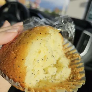 Poppy seed muffin.