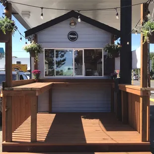 The walk-up window is very inviting