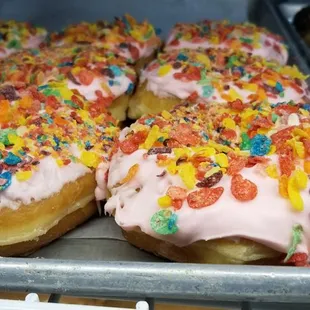 a variety of doughnuts
