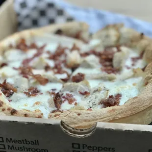 a pizza in a box