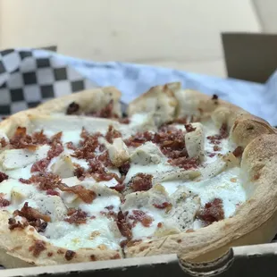 a pizza in a box