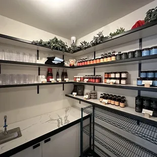 sushi and sashimi, interior