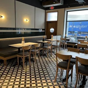 interior, sushi and sashimi