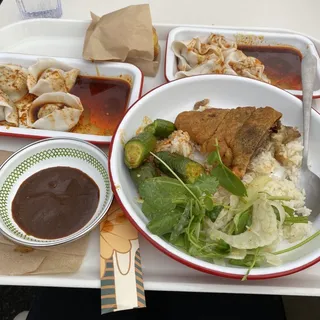 Broccoli and Mushroom Wonton