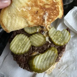 Smash burger, it's huge!