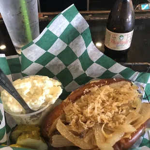 The German Style brat is delicious!