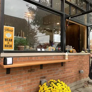 The cute walk up window