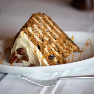 Carrot cake at Milwaukee ChopHouse