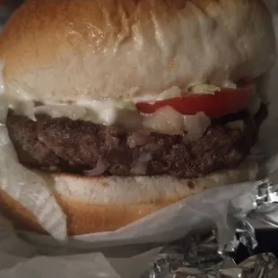 The burgers are sooooo good here!