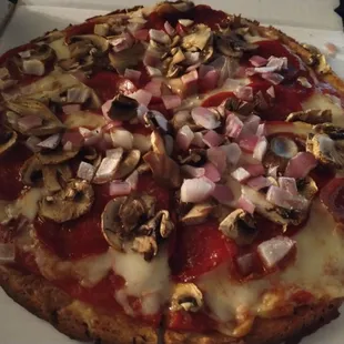 Gluten free pizza.