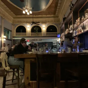 Inside bar area