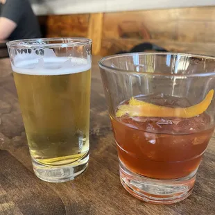 Old Milwaukee Fashion with beer sidecar