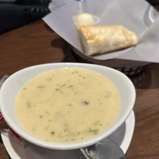 Cheddar and Broccoli soup cup