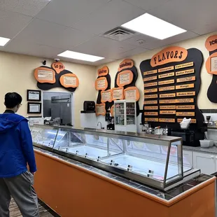 customers looking at the counter