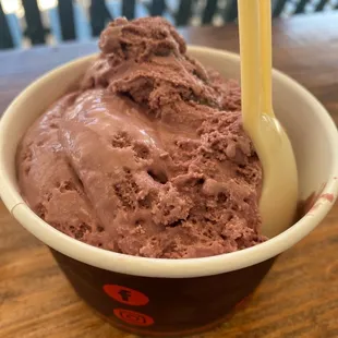 Black raspberry truffle