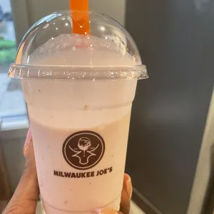 Strawberry cheesecake shake