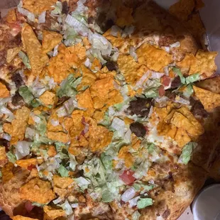 Taco pizza