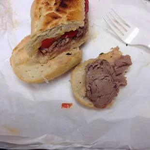 Hot Beef Sandwich