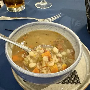 Beef and barely soup