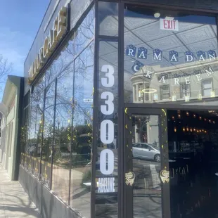 Entrance, view of Adeline st. signage..