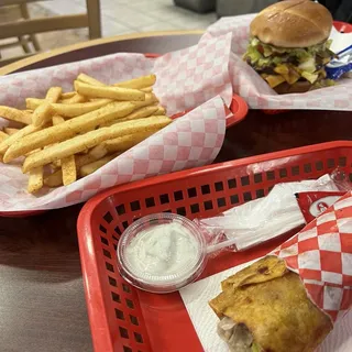 Single Chicken Mim Roll Meal