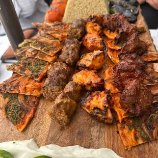 Great kabob mix grill.