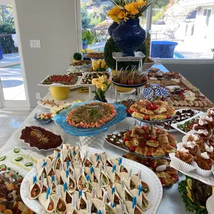 13 different food items