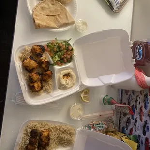 Chicken Shish Kebab Plate