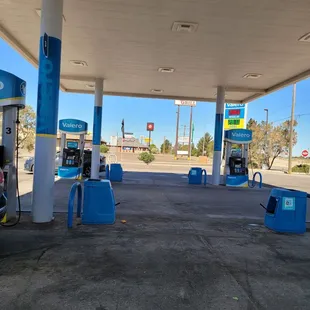a gas station