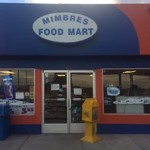 the front of the store
