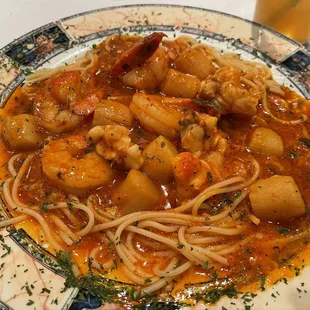 Mimi&apos;s dream (lobster &amp; shrimp spaghetti)