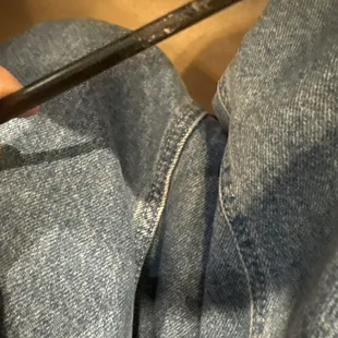 Chopsticks were already dirty when I was seated at my table.