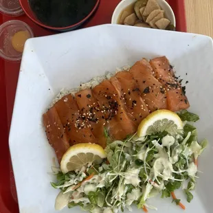 Salmon plate