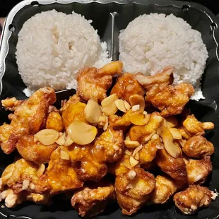 Honey garlic chicken