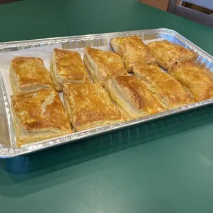 Georgian meat pies tray