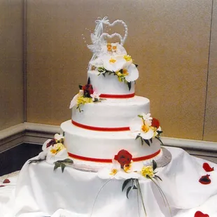 a wedding cake