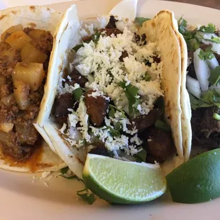 Picadillo, Al Pastor, and Baracoa Tacos.
