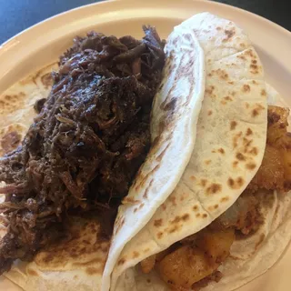 Chorizo and Papa Taco