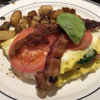 Bacon Avocado Omelet