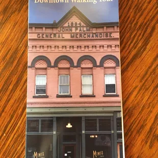 Mimi's Cafe, historic Palm Building, 1894, walking tour brochure