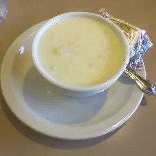 Wonderful Clam Chowder every Friday...